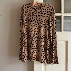 Laurie Felt pullover mock neck top